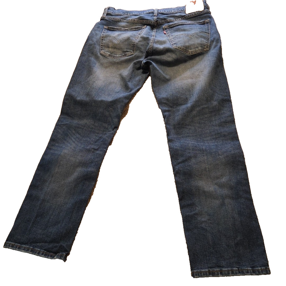 Levi 559 Jeans Mens Sz 36x32 (36x30) Grunge USA Biker Distressed Y2K Heavy Duty - Picture 2 of 10
